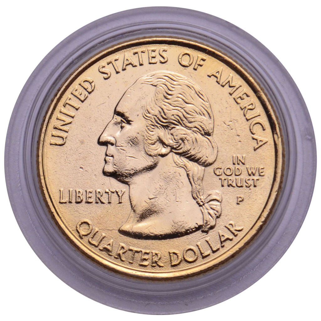 25 центов (квотер) 2002 год P Индиана XF-UNC 99177 в Киеве: купить